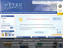 Tablet Screenshot of meteo-shopping.fr